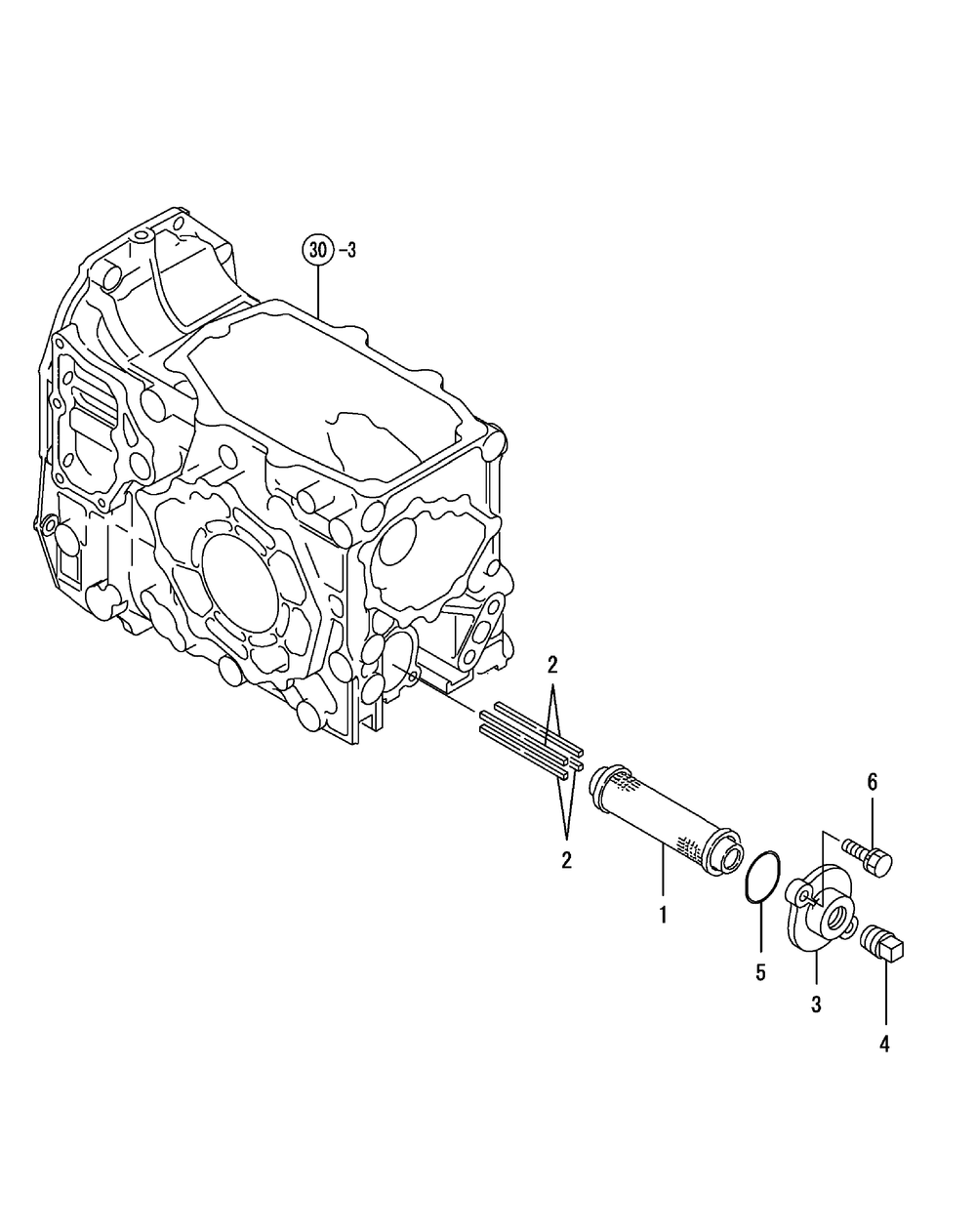 Oil Strainer Diagram and Parts List for SX3100 54ALB4S727-54ALB4SW727-54ALB4SX727-54ALB4SY727-54ALB4SZ727-54AMB4S727-54AMB4SW727-54AMB4SX727-54AMB4SY727-54AMB4SZ727 Cub Cadet Lawn Tractor